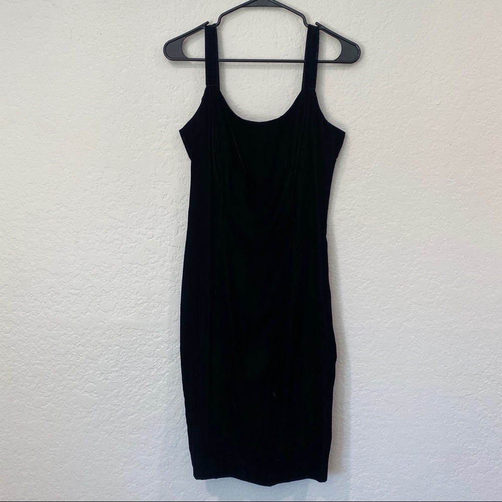 Black Velvet Cocktail Dress